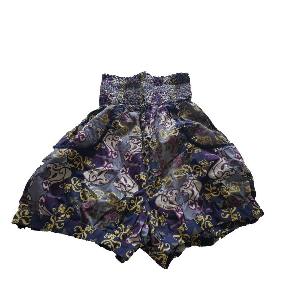 Xhilaration Romper Shorts Size L Tube Sleeveless Floral Girls Summer Spring